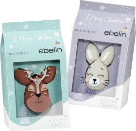 ebelin gift set make-up eggs deer and rabbit 3 pieces, 1 piece