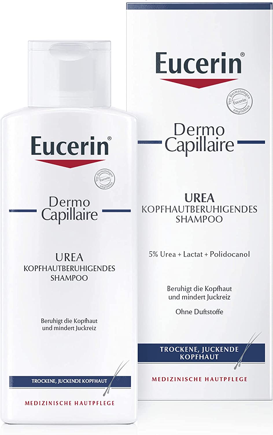 Eucerin DermoCapillaire Scalp Soothing Urea Shampoo, 250 ml