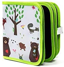 details Jaq Jaq Bird, Children\'s Chalk Colouring Book 8 Pages Wipe Clean and Reusable Includes 4 Chalk Pens 20 x 20 cm