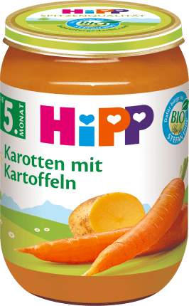 HiPP Vegetables Early-carrots with potatoes from the 5th month, 190 g