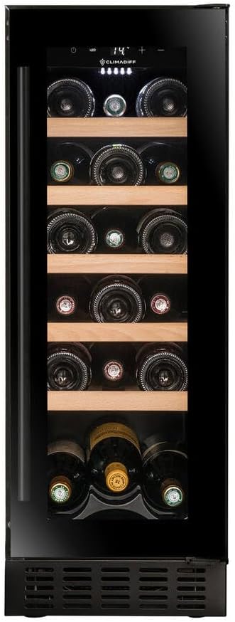 Climadiff CBU20S2B Wine Cooler, Black