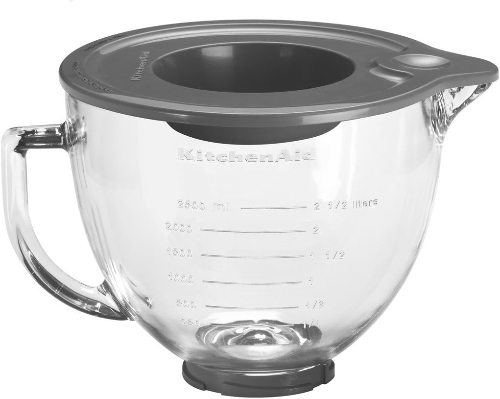 KitchenAid 5K5GB 4.8 Liter Glass Bowl, Clear, Single