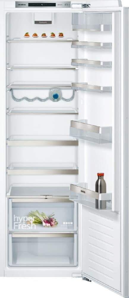Siemens KI41RNSE0 iQ100 Built-in Fridge Tow Hinge 122.5 x 56 cm, 204 L Cooling, LED Lighting for Even Illumination, FreshBox for Fruit Vegetables