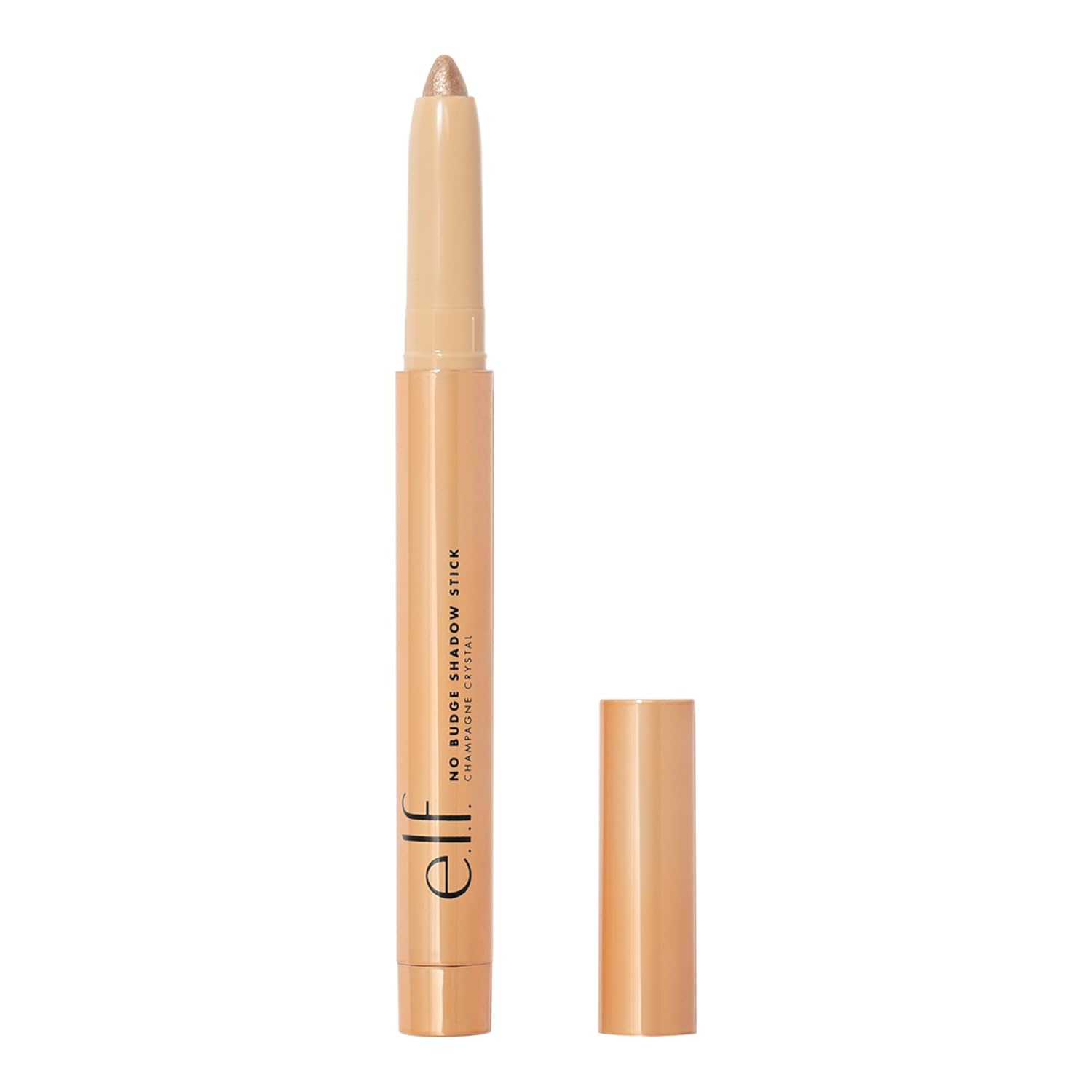 e.l.f. eleven. No Budge Shadow Stick, Durable, Smudge-proof Metallic Eyeshadow, Vegan & Cruelty Free, Champagne Crystal