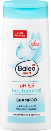 Balea MED Shampoo, skin-neutral, for sensitive scalps, 300 ml
