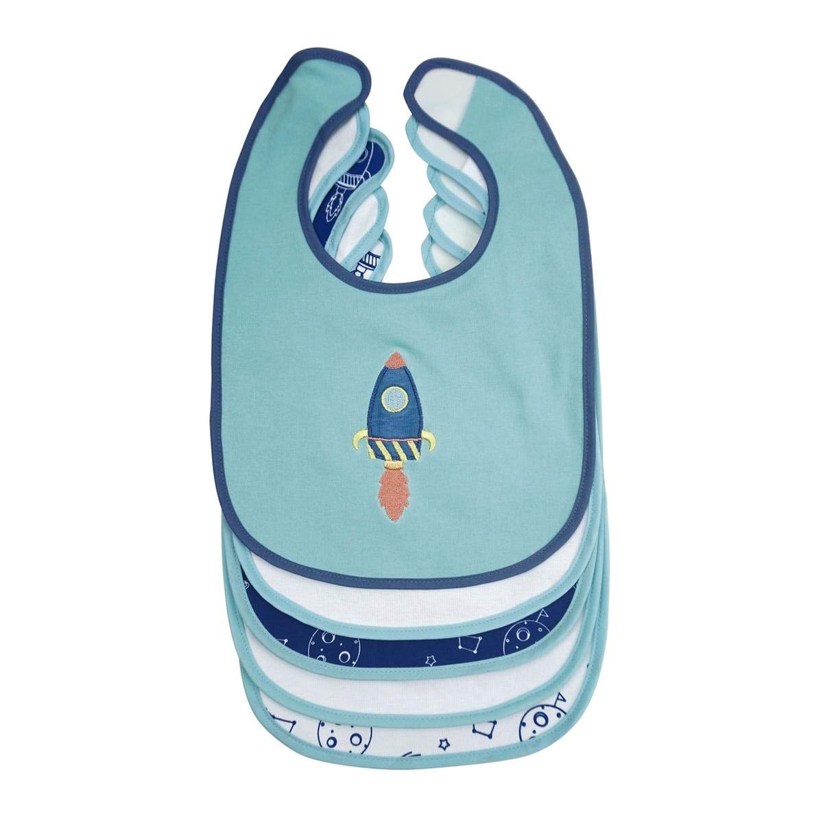 Olmitos 5 x Space Bibs - Cotton Front EVA Back