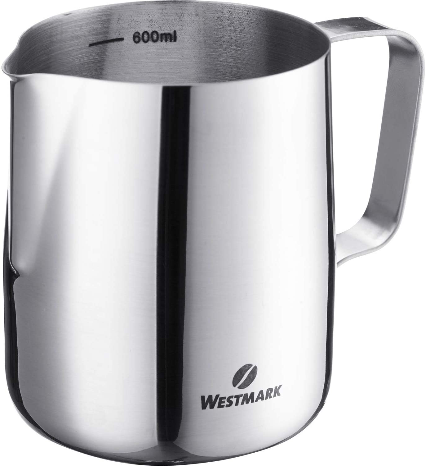 Westmark Brasilia 24782260 Milk Jug 600 ml with Scale Diameter 11 cm 18/8 Stainless Steel