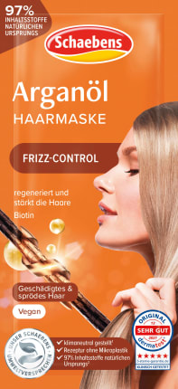 Schaebens Argan oil hair mask, 20 ml