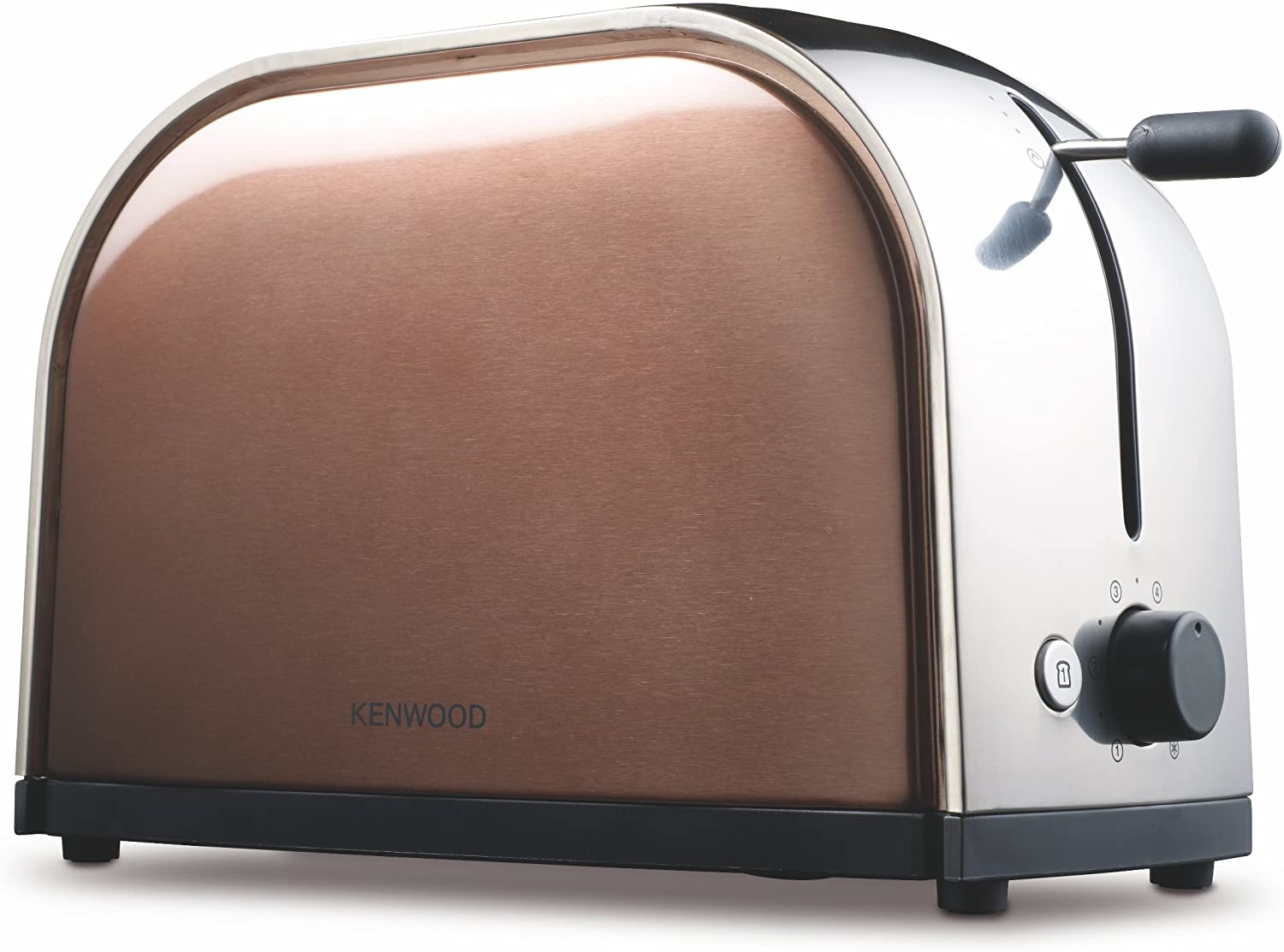 DeLonghi Kenwood TTM 117 Toaster, Metallic Series/900 Watt/Golden Brown