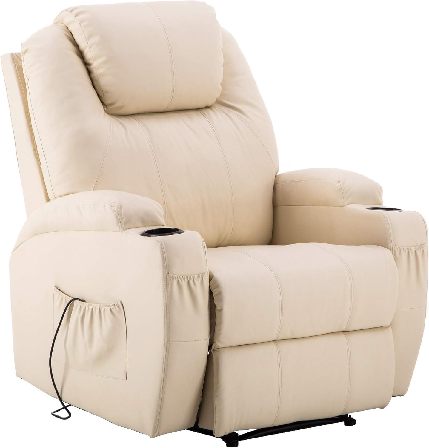 MCombo Store MCombo Electric Relaxing Chair, Massage Chair, Television Chair, Reclining Function, Vibration, Heater 7061