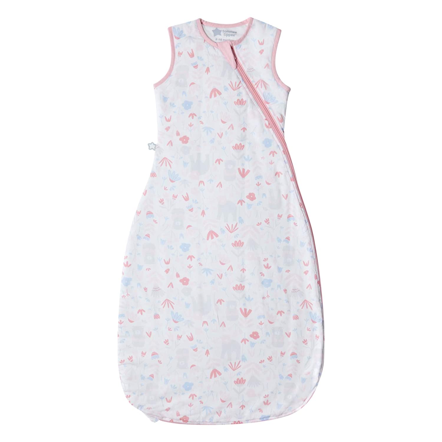Tommee Tippee The Original Grobag Baby Sleeping Bag Soft Cotton 18-36 Months 2.5 Tog - Floral Forest