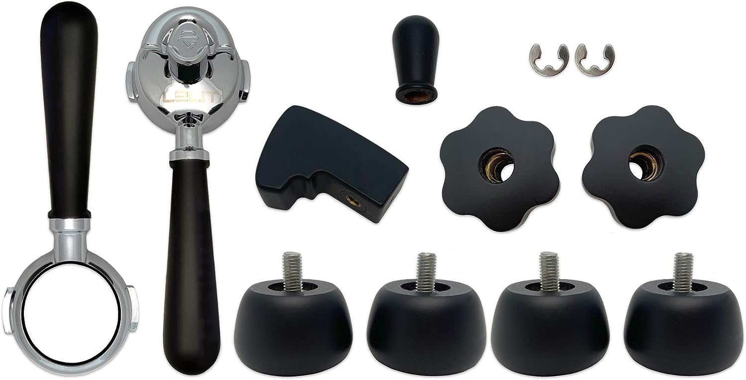 Lelit PLA2201 Black Color Wood Upgrade Kit - Bianca PL162T Wood