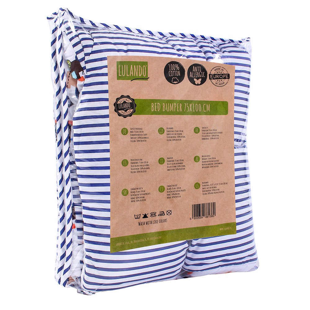 LULANDO Playpen Insert and Protective Insert Protects Against Impacts with High Side Padding Anti-Allergic Filling Standard 100 by Oeko-Tex
