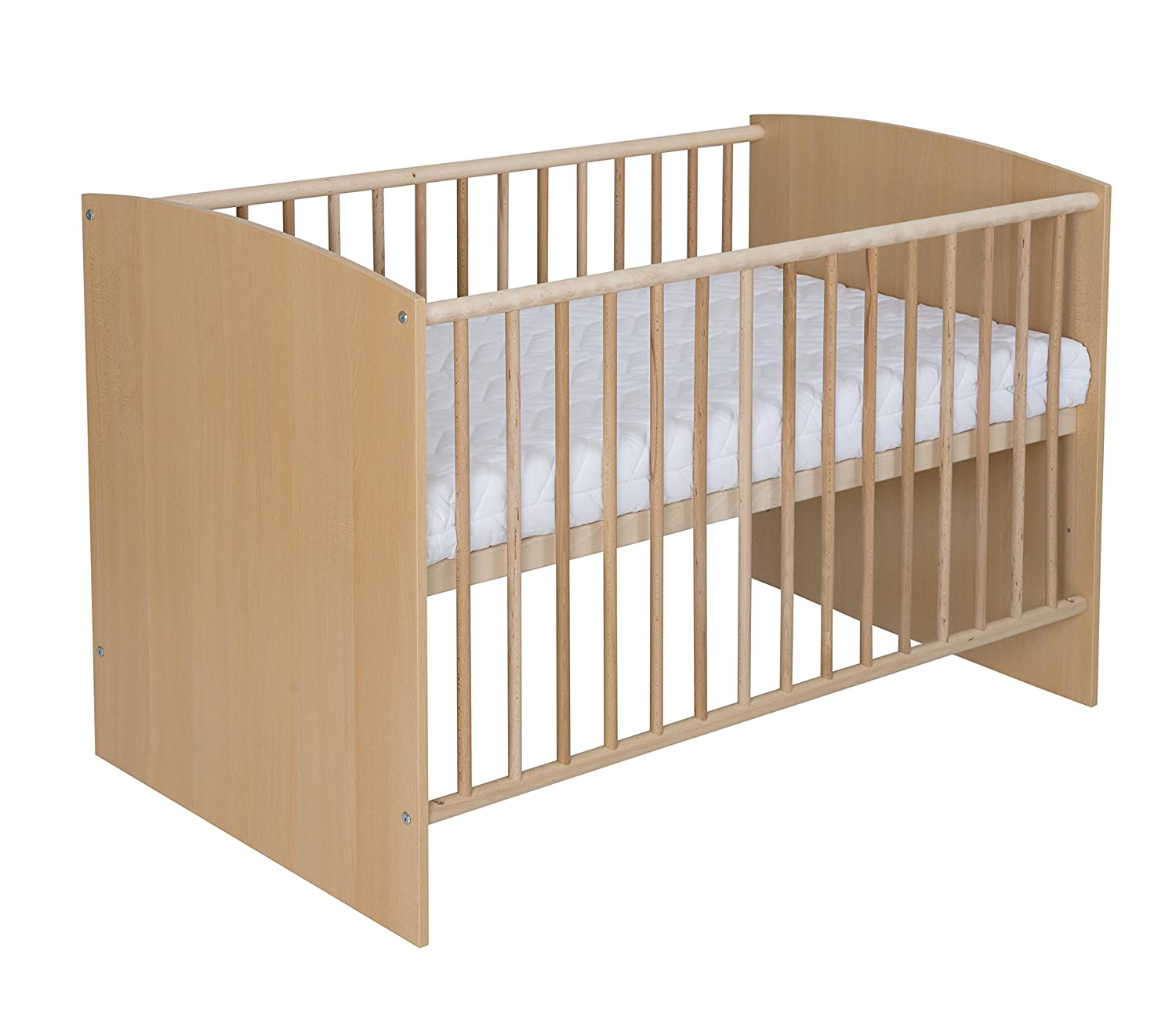 Schardt 03 492 04 01 Cot 60 x 120 cm Classic Beech