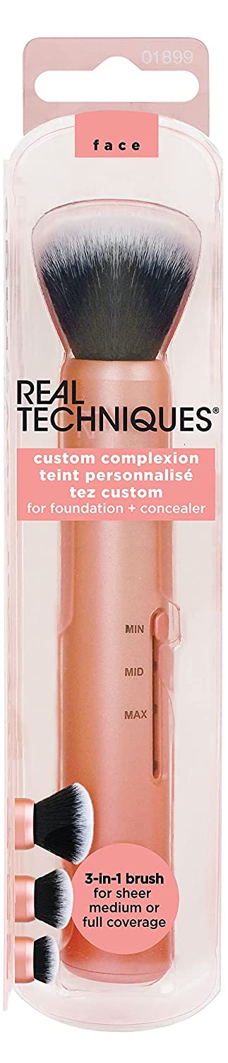 Real Techniques Slide 3 in 1 Foundation Concealer Brush, ‎multicoloured