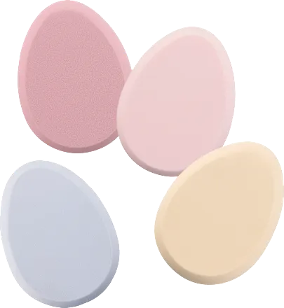 Oval makeup sponge, 1 pc.