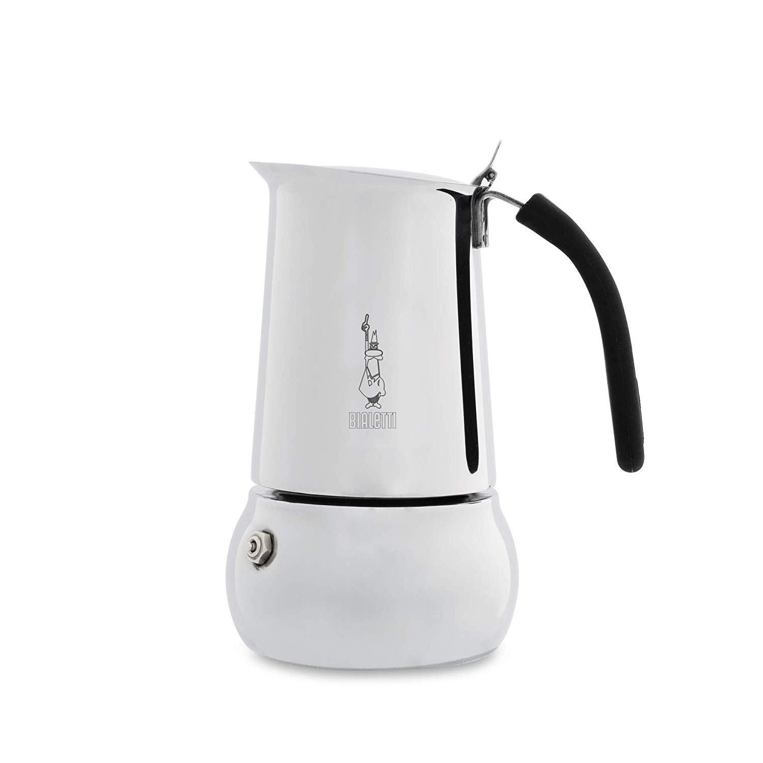 Bialetti 4882 Espresso Maker 4 Cups, Stainless Steel, Silver