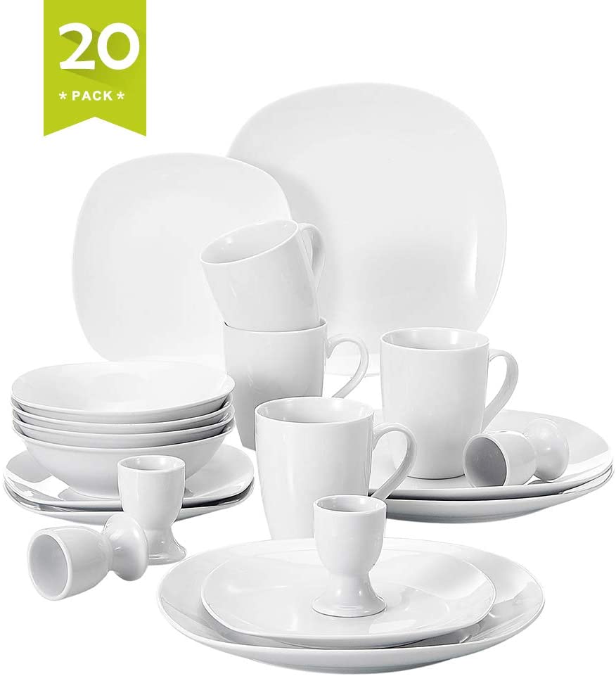 Malacasa, Elisa Series, Dinnerware For 6/12 People