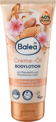 Balea Bodylotion cream oil almond oil & marulan nut fragrance, 200 ml