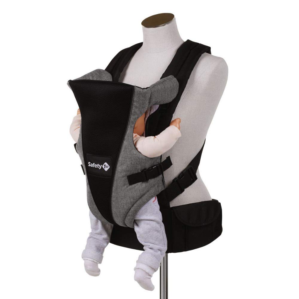 Safety 1st Porte Bébé Ventral Uni-T, 9 kg Naissance - Black Chic