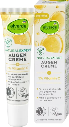 alverde NATURKOSMETIK Natural Expert Vitamin C Eye Cream, 15 ml