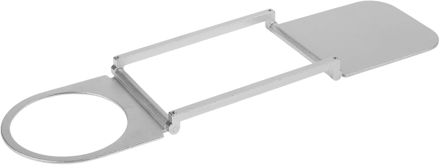 Jotekonoby Adjustable Coffee Machine Stand Stainless Steel Portable Outdoor Bracket Compatible with Various Models Deep Rough Finish Durable Construction