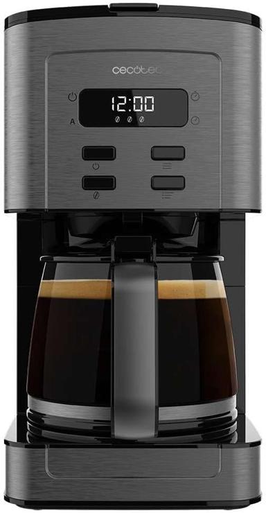 Cecotec drip coffee machine Coffee 56 Time, 800W, programming function, stainless steel design, LCD, drip stop spout, capacity of 1.3L, 12 cups, automatic shut-off, water level indicator