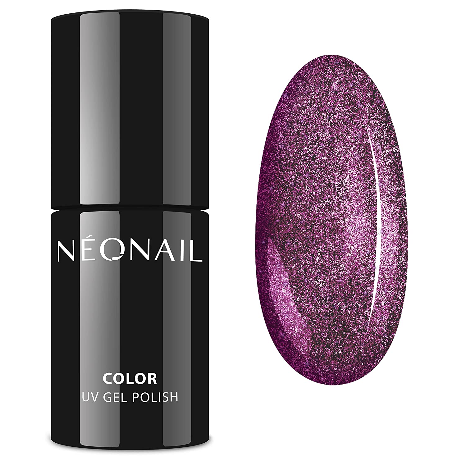 NEONAIL Pink UV Nail Polish 7.2 ml Sparkling New York UV LED 8881-7, ‎sparkling