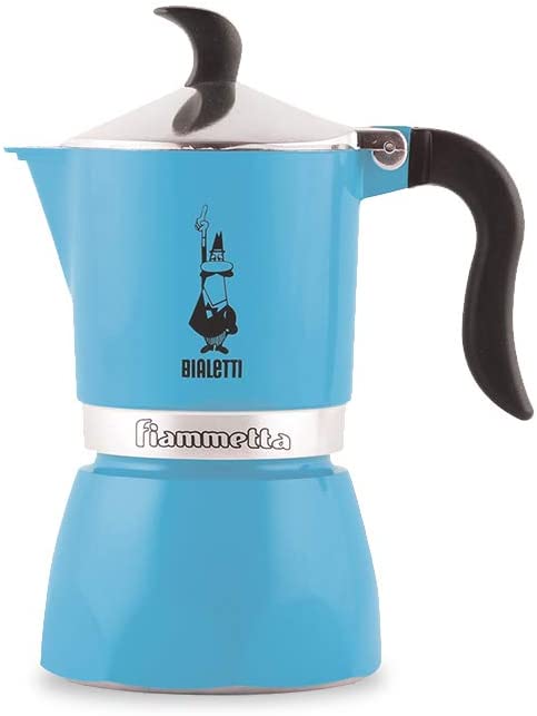 Bialetti Fiammetta Espresso Maker, light blue, 30 x 20 x 15 cm