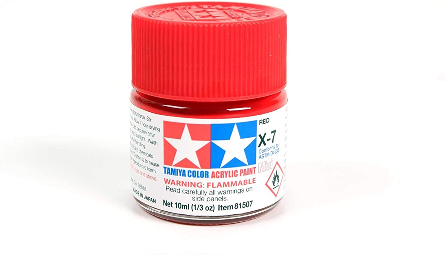 Tamiya Acrylic Mini X-7 Red