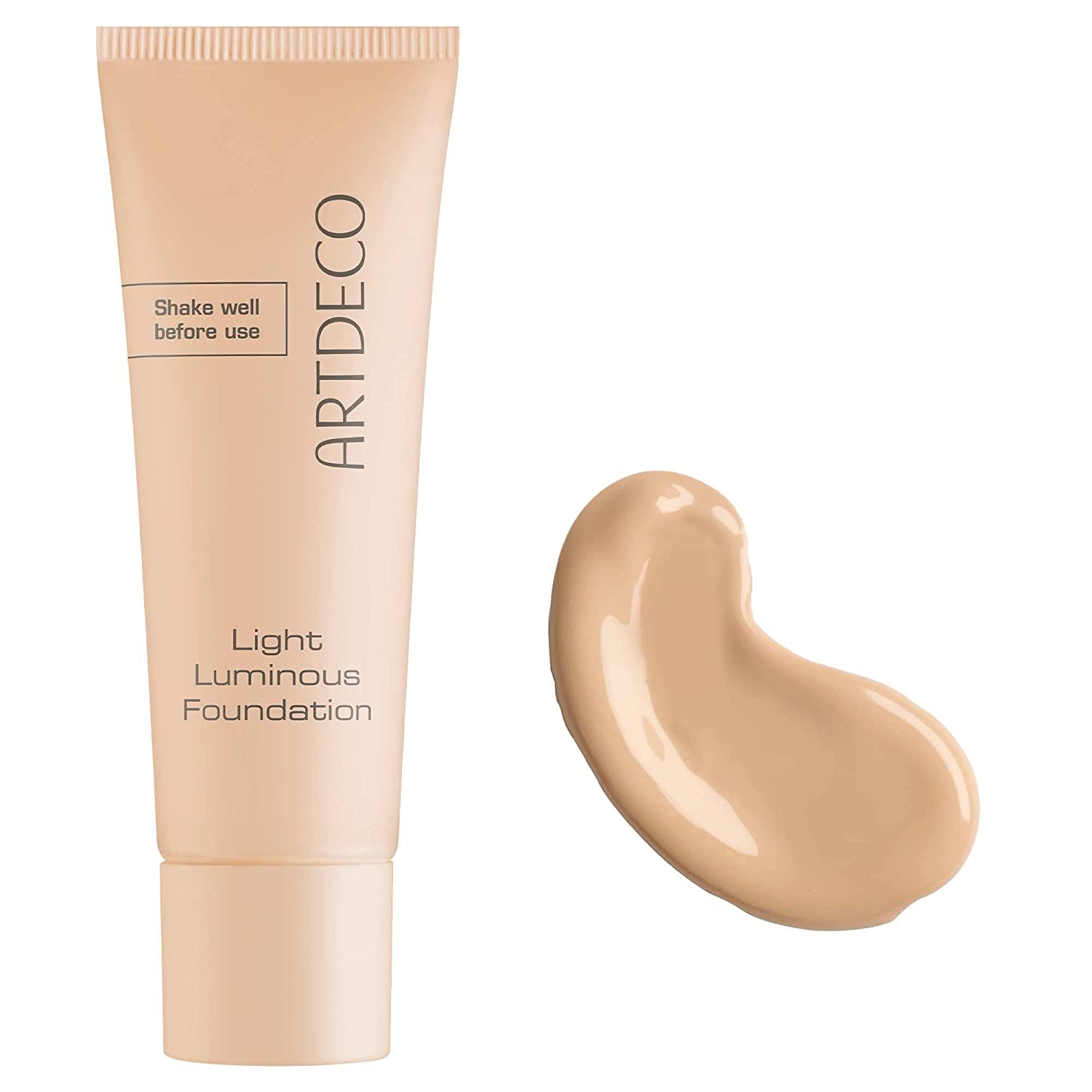 ARTDECO Light luminous foundation, lightweight liquid foundation with natural finish and blue light protection, beige sand ‎14 warm