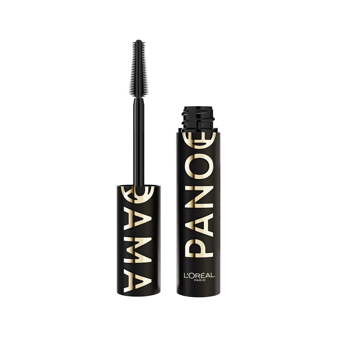 L'Oréal Paris L\'Oréal Paris Mascara for Extra Definition and Extra Volume, with Panoramic Brush and Panorama Effect, All Night Black