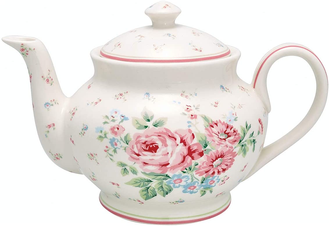 GreenGate Marley STWTEPRMRL0102 Teapot White 23.5 cm (Pack of 1)