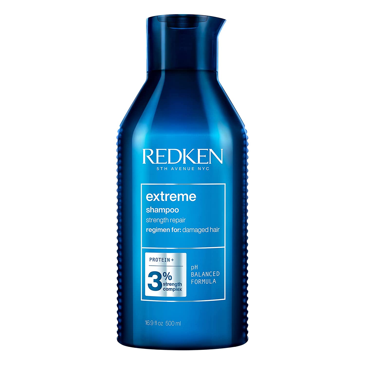Redken Hair shampoo for brittle and damaged hair, anti-hair breakage, with soy proteins, ceramides, sepicap and arginine, extreme shampoo, 1 x 500 ml, ‎keine
