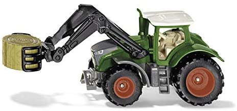 Siku 1539, Fendt 1050 Vario Traktor, Metall/Kunststoff, Grün, Ballenzange U