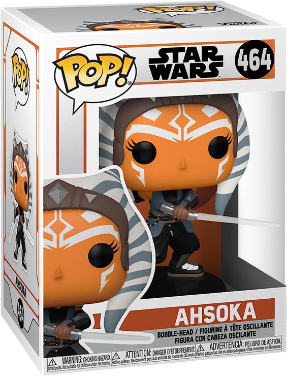 Funko 54527 POP Star Wars: Mandalorian – Ahsoka w/ Sabers