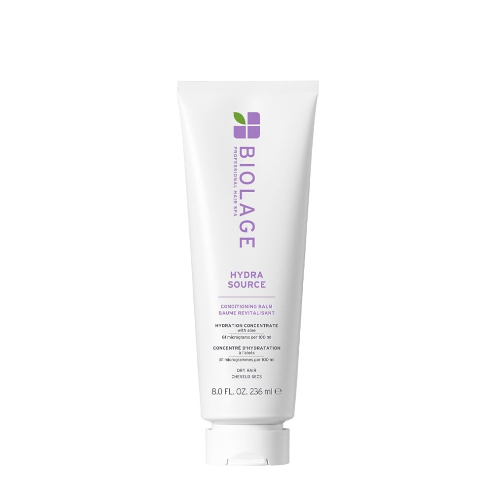 Biolage Nourishing Conditioner for Dry and Damaged Hair, Moisturising and Brightening Enriched with Aloe Vera, Hydrasource, 236 ml
