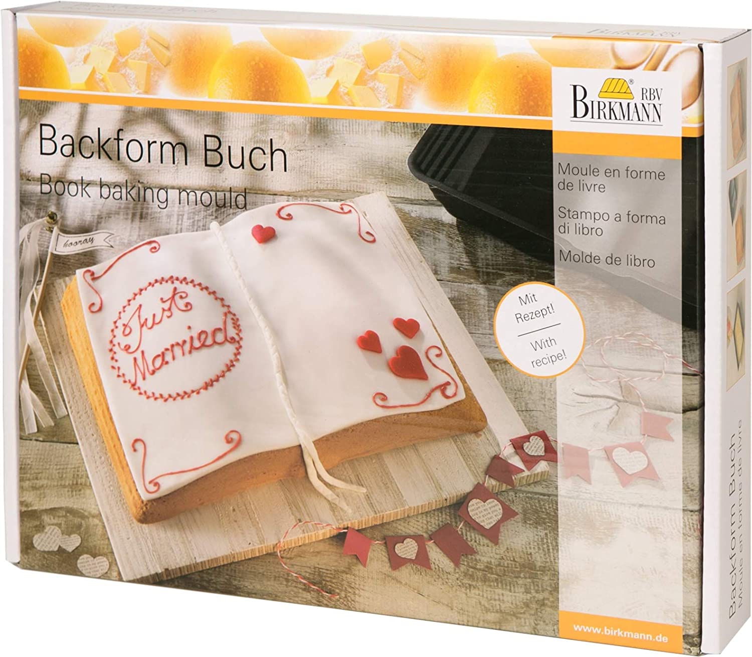 RBV Birkmann Birkmann Open Book Cake Pan, Large
