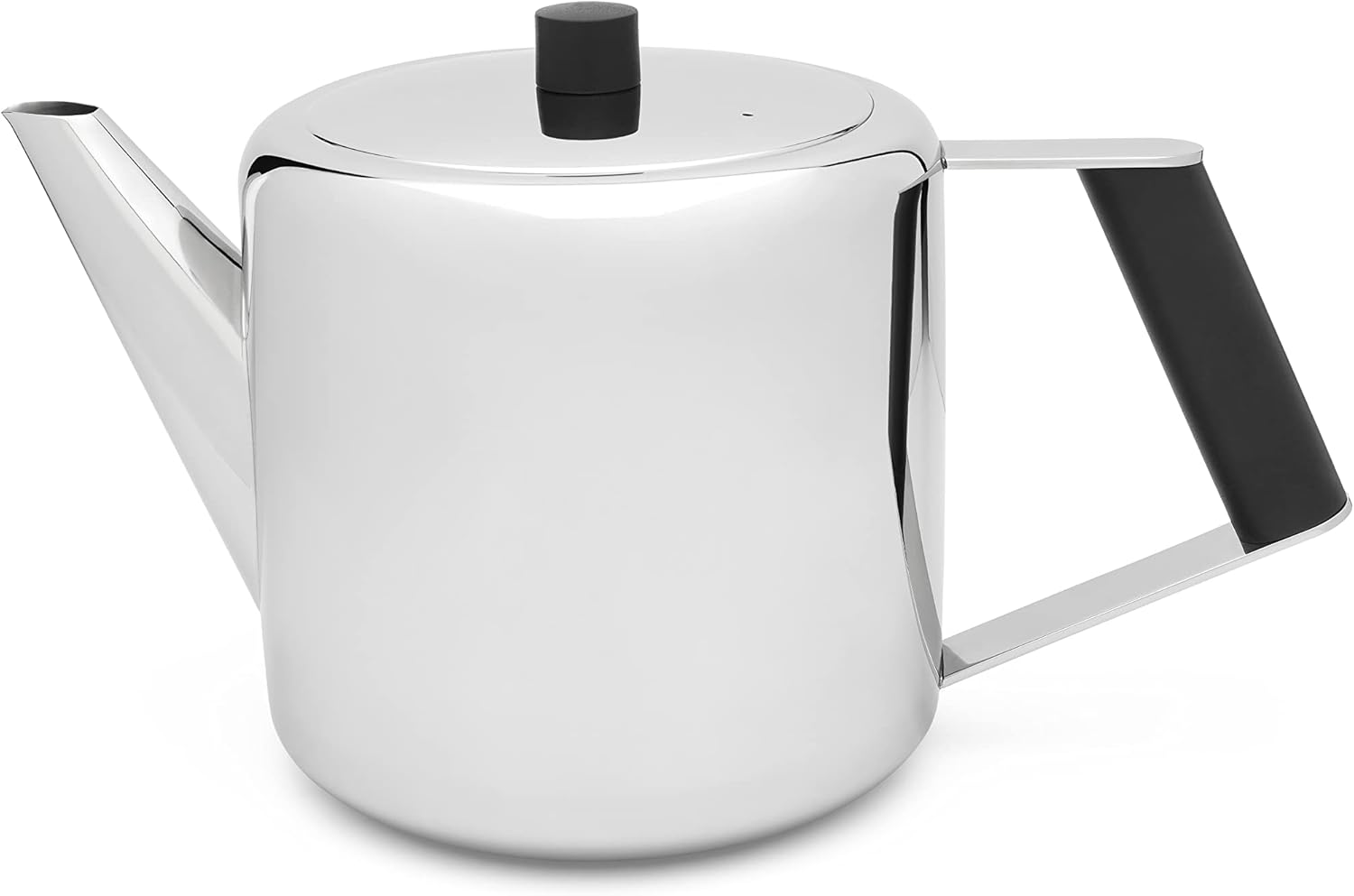 Bredemeijer Shiny Double-Walled Insulated Stainless Steel Teapot 1.1 Liter