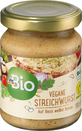 dmBio Spread Vegan spread sausage, 110 g