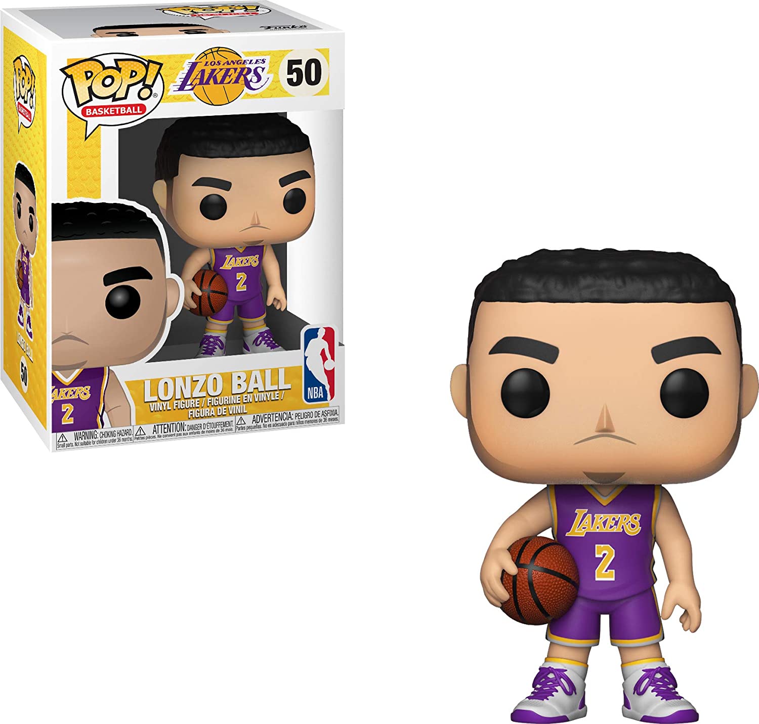 Funko 34428 Nba: Lonzo Ball Pop Vinyl Figure, Multi