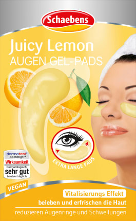 Schaebens Eyes of Gel-Pads Juicy Lemon (1 pair), 2 hours