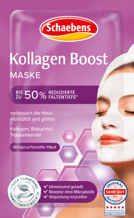 Schaebens Facial mask collagen Boost (2x5 ml), 10 ml