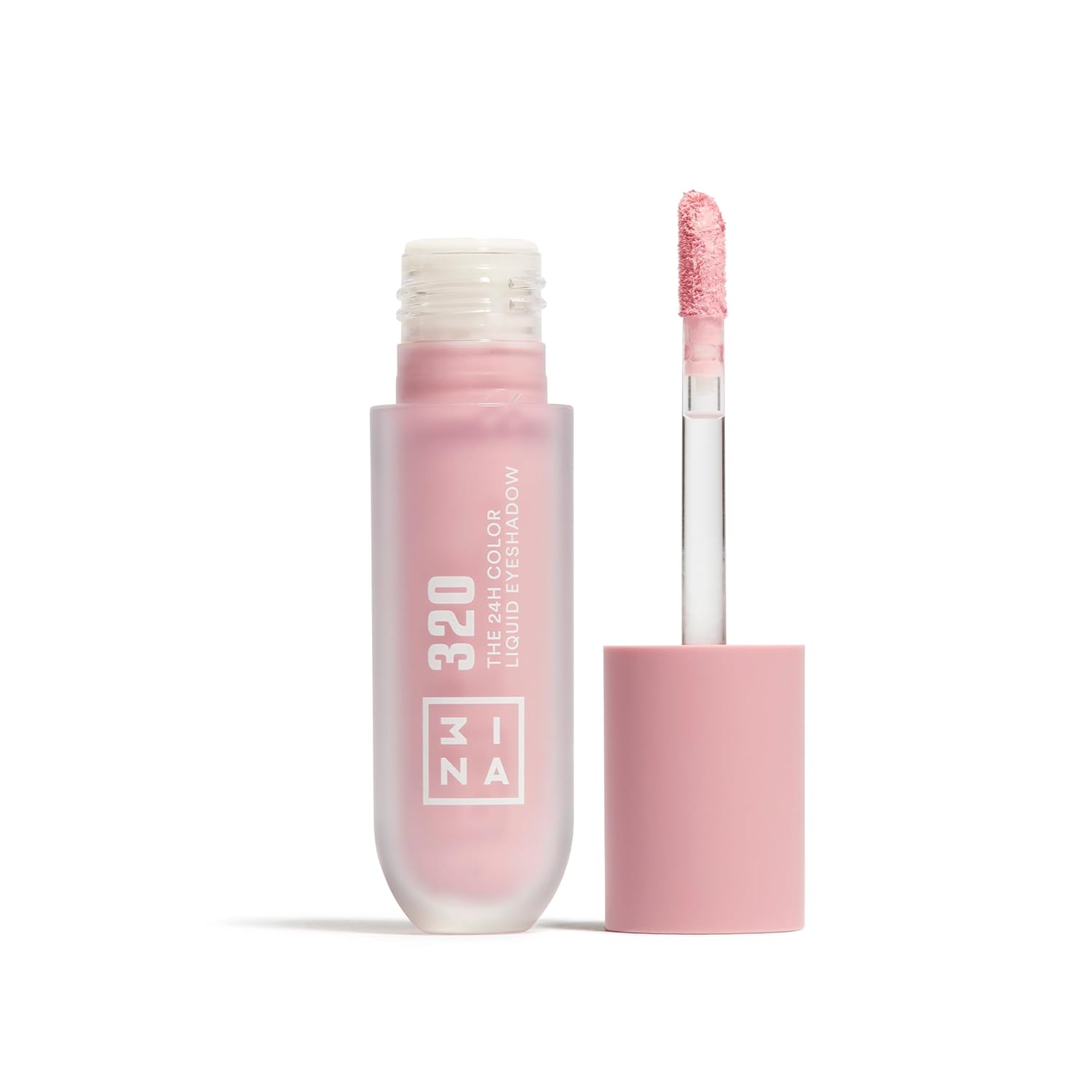 3INA MAKEUP - The 24H Color Liquid Eyeshadow 320 - Pastel Pink Liquid Eyeshadow - 24H Long Lasting - Waterproof Formula - Light and Creamy Texture - Vegan - Cruelty Free