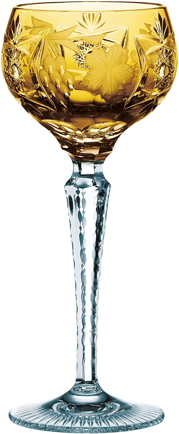Spiegelau & Nachtmann Wine Glass with Cut Decoration, Crystal Glass, 230 ml