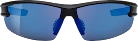 SUNDANCE Sunglasses Kids Sport, black with blue tinted lenses, 1 piece