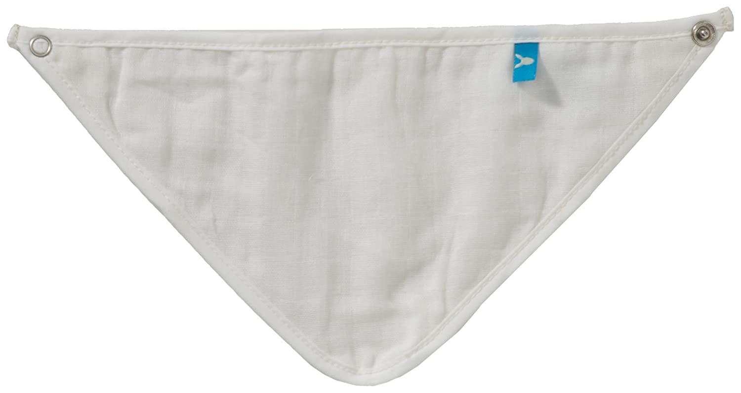 Wallaboo Baby Bib Lightweight Cotton Ecru Scarf