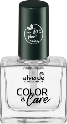 alverde NATURKOSMETIK Top coat Color & Care Nail Polish - All in One 10, 10 ml