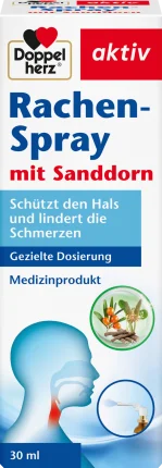 Doppelherz Throat spray with sea buckthorn, 30 ml