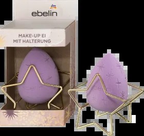 ebelin Make-up egg with bracket Golden Winter Glow, 1 ST